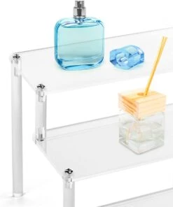 QWORK 3-laags Acryl Displaystandaard, Transparant Acryl Display Riser Plank Voor Figuren, Sieraden, Cupcake, Lippenstift, Nagellak, Kruiden, 30x21x15cm 14 QWORK 3-laags Acryl Displaystandaard, Transparant Acryl Display Riser Plank Voor Figuren, Sieraden, Cupcake, Lippenstift, Nagellak, Kruiden, 30x21x15cm -Cosmetica Korting Winkel 1003x1200 5