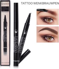 Wenkbrauw Microblade Pen - Tattoo - BRUIN 03 - Watervaste Microblading Wenkbrauwpen - Eyebrow Tattoo Pen - Make Up - 4 Punts Pen -Cosmetica Korting Winkel 1020x1200 3