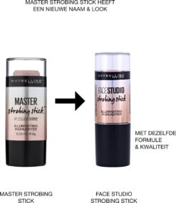 Maybelline Master Studio Strobing Highlighter Stick - 100 Light -Cosmetica Korting Winkel 1037x1200 6
