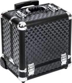 Dreamble Make-up Koffer - Make-up Trolley - Zwart - Rijdbaar - Met Wieltjes - Compact - 8 Vakken - Met Slot - 2 Sleutels -Cosmetica Korting Winkel 1045x1200 7