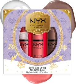 NYX Professional Makeup - Holidays 2022 Mrs Claus - Butter Gloss Trio - Lip Gloss 9 NYX Professional Makeup - Holidays 2022 Mrs Claus - Butter Gloss Trio - Lip Gloss -Cosmetica Korting Winkel 1083x1200 1