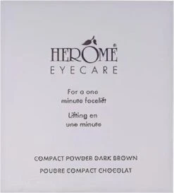 Herome Eye Care Wenkbrauw Poeder Donkerbruin - Compact Brow Powder Dark Brown - Waterproof Verrijkt Met Panthenol - Volumineuze Wenkbrauwen -Cosmetica Korting Winkel 1085x1200 6