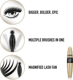 Max Factor False Lash Epic Volume Waterproof Mascara - Zwart -Cosmetica Korting Winkel 1102x1200 5