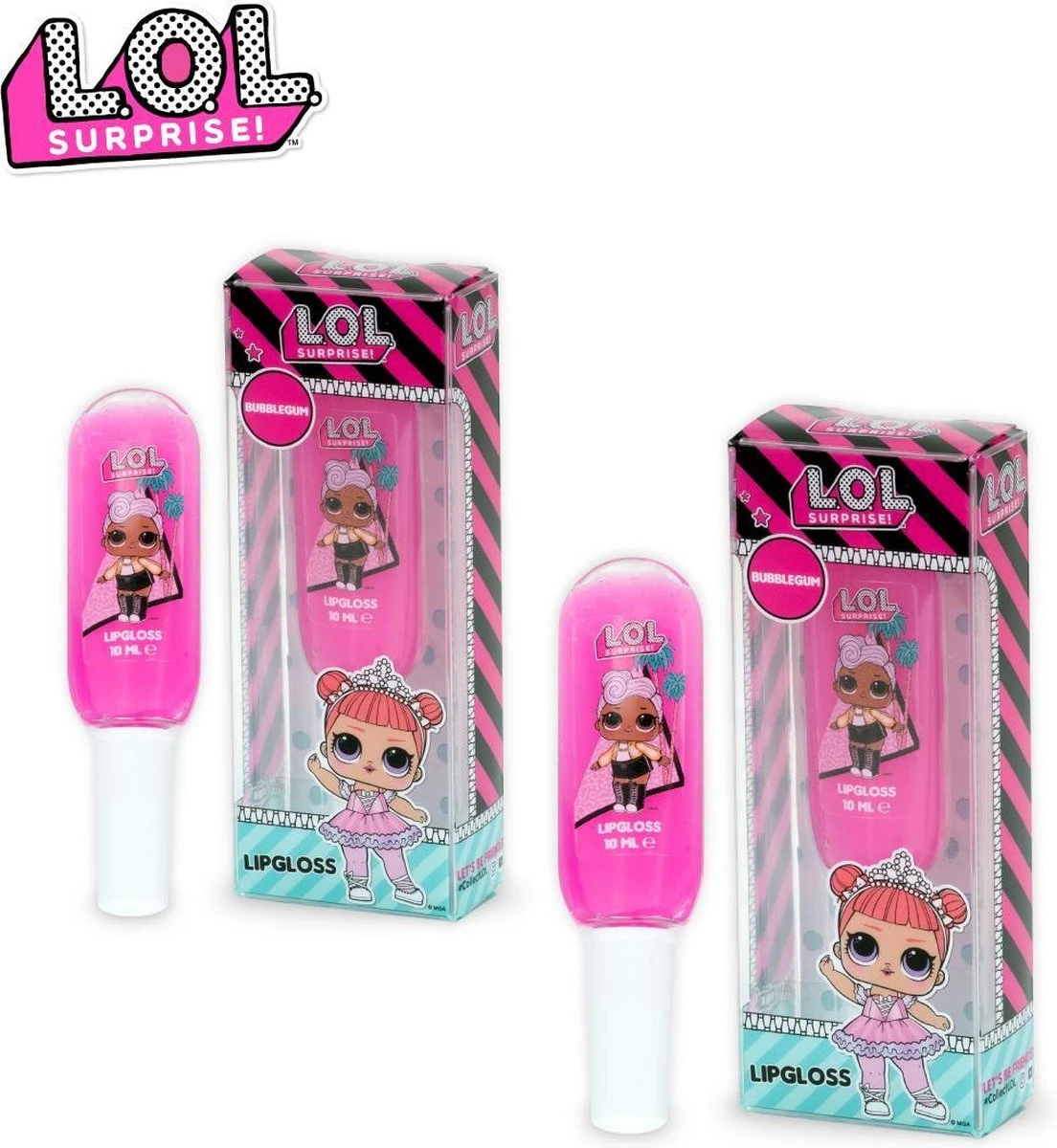 L.O.L. Surprise! L.O.L Surprise! Lipgloss | 2 Stuks 3 L.O.L. Surprise! L.O.L Surprise! Lipgloss | 2 Stuks