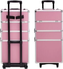TecTake Cosmetica Koffer Met 3 Etages - Roze - Make-up Koffer -Cosmetica Korting Winkel 1106x1200 8