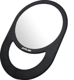 Evolize Onbreekbare Spiegel Met Handvat - Ø 16,5 Cm - Ophangbaar - Rond - Handspiegel - Kappersspiegel - Reisspiegel - Make Up - Afmeting: 28 X 19 Cm - Zwart -Cosmetica Korting Winkel 1107x1200 7