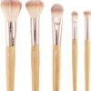 Make Up Brush - Oogschaduw - Cosmetica Kwasten / Borstels - Cosmetica - Blending Make Up Kwast - Make Up Set - Bamboe Kwasten - Make-Up Accessories - Poederkwast - Foundation Make Up Set 5 Delig - -Cosmetica Korting Winkel 1114x1200 13