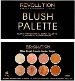 MAKEUP REVOLUTION Ultra Blush Palette Golden Sugar, 13 G -Cosmetica Korting Winkel 1114x1200 6