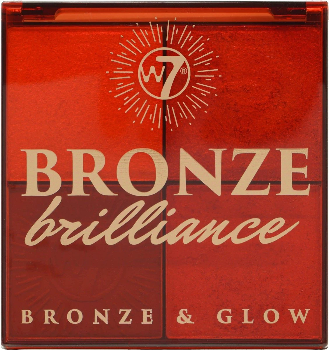 W7 Bronze Brilliance Bronze & Glow Bronzing Powder - Light/Medium 4 W7 Bronze Brilliance Bronze & Glow Bronzing Powder - Light/Medium - Afbeelding 2