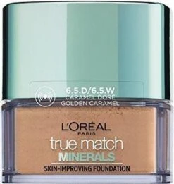 L'Oréal True Match Minerals Poeder Foundation - 6.5.D/6.5.W Golden Caramel -Cosmetica Korting Winkel 1136x1200