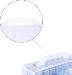 Nagellak Organizer - Koffer Met Vakverdeling - Ruimte Voor 48 Verschillende Nagellakpotjes - 35 X 30 Cm - Kunststof - Naaigarenopbergkoffer -Cosmetica Korting Winkel 1149x1200 11