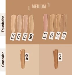 Rimmel London Match Perfection Foundation - 203 True Beige -Cosmetica Korting Winkel 1154x1200