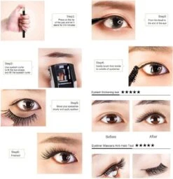 Magnetische Wimpers - 3 Paar - Luxe Set Inc. Eyeliner, Mascara, Kruller -Cosmetica Korting Winkel 1158x1200 14