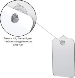 Merkloos Make-up Spiegel Wit - Spiegeltje - Badkamer Spiegel - Waterbestendig - Reisspiegel - 17 X 13 Cm -Cosmetica Korting Winkel 1159x1200 10