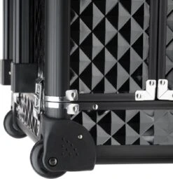 Dreamble Make-up Koffer - Make-up Trolley - Zwart - Rijdbaar - Met Wieltjes - Compact - 8 Vakken - Met Slot - 2 Sleutels -Cosmetica Korting Winkel 1161x1200 9