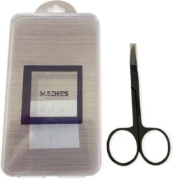 Medies - Professionele Schaar Voor Wenkbrauwen | Wenkbrauw Schaartje | Wenkbrauwschaar | Wenkbrauw Schaar | Gebogen Schaar| Schaar Voor Baard | Wenkbrauw Trimmer | Baardschaar - RVS - Zwart -Cosmetica Korting Winkel 1162x1200 17