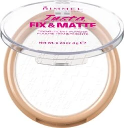 Rimmel London Insta Fix & Matte Make-uppoeder - 01 Clear -Cosmetica Korting Winkel 1168x1200 1
