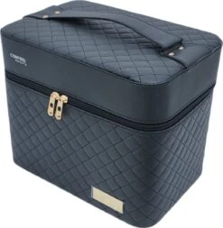 Confibel Make Up Koffer - Uitklapbaar - 5 Opbergbakken - Met Spiegel - Zwart -Cosmetica Korting Winkel 1171x1200 13