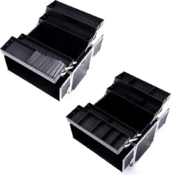 A.T. Shop Cosmeticakoffer, Make-up Koffer, Beauty Case, Bewaren Van Make-up, Nagellak. Zwart -Cosmetica Korting Winkel 1172x1200 9