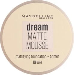 Maybelline Dream Matte Mousse Foundation - 030 Sand -Cosmetica Korting Winkel 1174x1200 1