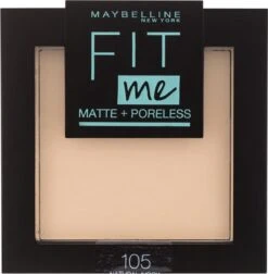 Maybelline Fit Me Matte & Poreless - 105 Natural - Gezichtspoeder -Cosmetica Korting Winkel 1174x1200 2