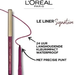 L’Oréal Paris Le Liner Signature Oogpotlood - 04 Gold Velvet – Goud - Waterproof -Cosmetica Korting Winkel 1174x1200 7