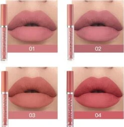 Set Van 6 X Matte Lip Gloss Nude | Lipgloss Matte Set | Waterproof | Nude Kleuren -Cosmetica Korting Winkel 1177x1200 4