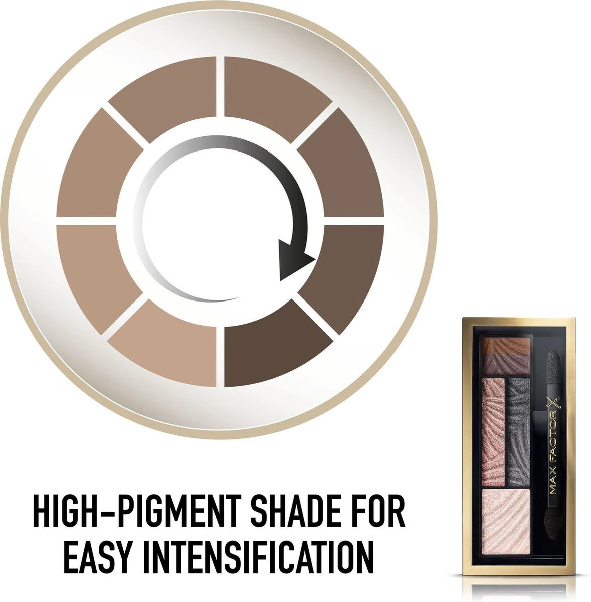 Max Factor Smokey Eye Drama - 02 Lavish Onyx - Oogschaduw Palette 6 Max Factor Smokey Eye Drama - 02 Lavish Onyx - Oogschaduw Palette - Afbeelding 4