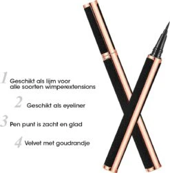 Merkloos Wimperlijm - Wimperextensions Lijm - Wimperlijm Voor Wimperextensions - Eyelash Glue - Eyeliner Zwart - Eyeliner Zwart Waterproof - Eyeliner – Magnetic Eyeliner Lashes -Cosmetica Korting Winkel 1180x1200 2
