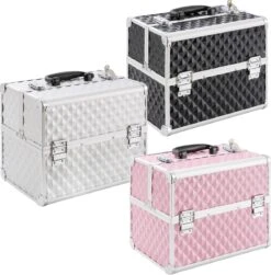 AREBOS Cosmeticakoffer Beauty Case Multikoffer 15 L Zwart -Cosmetica Korting Winkel 1181x1200 9