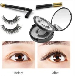 Magnetische Wimpers - 3 Paar - Luxe Set Inc. Eyeliner, Mascara, Kruller -Cosmetica Korting Winkel 1182x1200 5