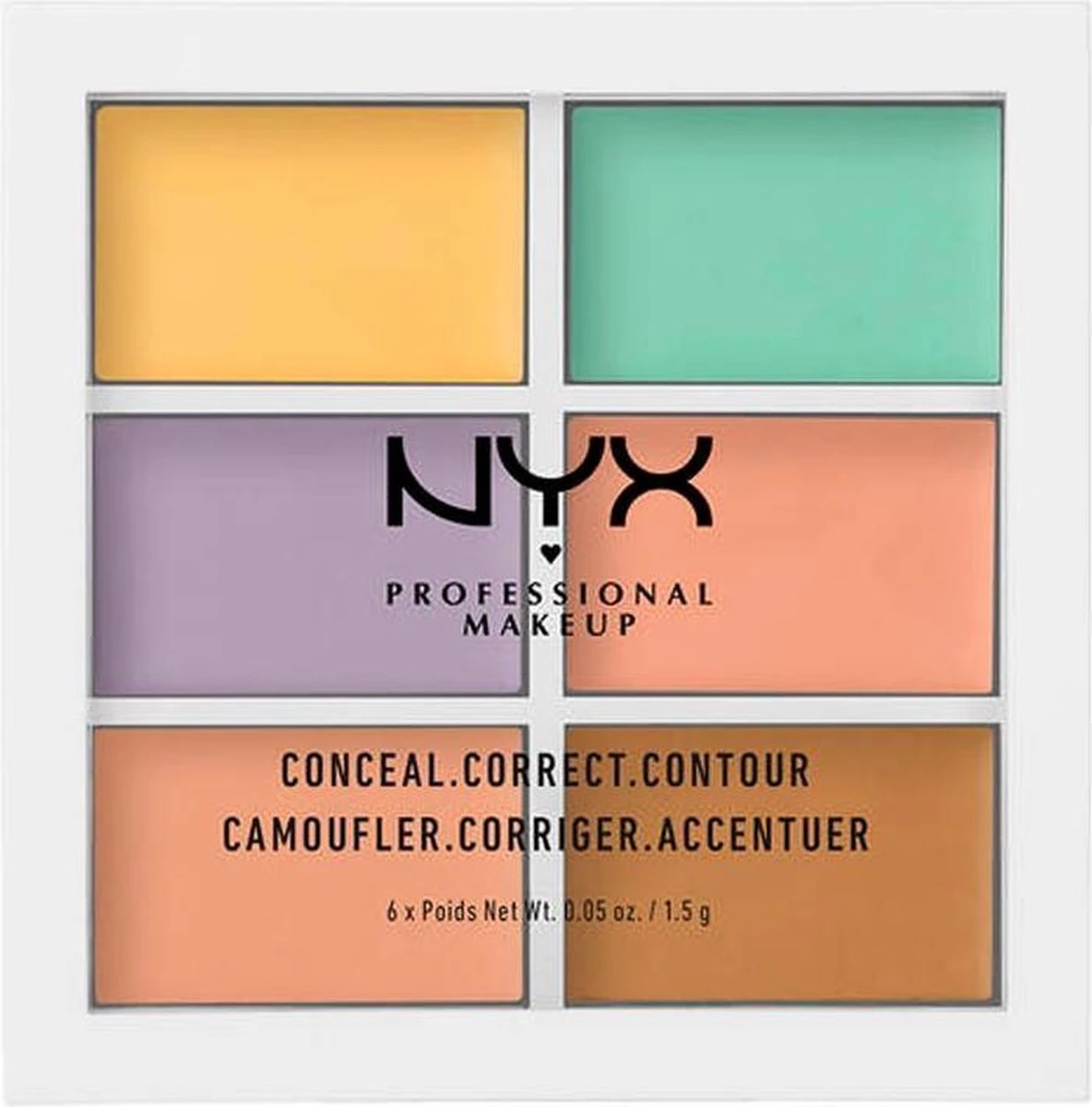 NYX Professional Makeup - 3C Palette - Color Correcting Concealer 11 NYX Professional Makeup - 3C Palette - Color Correcting Concealer - Afbeelding 9