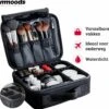 Mmoods Make-up Koffer – Make Up Tas Reizen – Makeup Organizer Verstelbaar -Beautycase Waterdicht – Make-up Tasje Voor Onderweg – Toilettas Voor Cosmetica Zwart -Cosmetica Korting Winkel 1184x1200 17