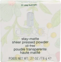 Clinique - STAY MATTE SHEER Powder 01-stay Buff 7.6 Gr -Cosmetica Korting Winkel 1185x1200 3