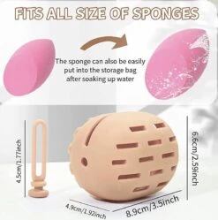 Siliconen Make Up Spons Houder/Fopspeen Bakje/Speen Ophangbare Bak/ Onbreekbare Milieuvriendelijke Make-up Hoes/make-up Spons Houder/ Make-up Tools/ Wasbare Make-up Spons Houder/ SiliconeMake Up Holder/ Ophangbare Make-up Houder /Make-up Tools Reizen -Cosmetica Korting Winkel 1192x1200 17