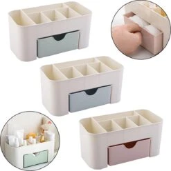 IBright Make-Up Organizer Met Lade - Cosmetica Opbergdoos - Bureau Organizer - Blauw 9 IBright Make-Up Organizer Met Lade - Cosmetica Opbergdoos - Bureau Organizer - Blauw -Cosmetica Korting Winkel 1193x1200 12