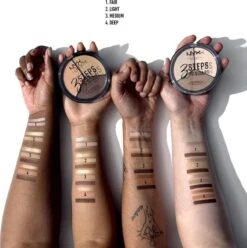 NYX Professional Makeup 3 Steps To Sculpt Face Sculpting Palette - Light 3STS02 - Highlighter En Contouring Make-up - 15 Gr 10 NYX Professional Makeup 3 Steps To Sculpt Face Sculpting Palette - Light 3STS02 - Highlighter En Contouring Make-up - 15 Gr -Cosmetica Korting Winkel 1193x1200 8