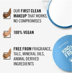 Rimmel London KIND & FREE Vegan Pressed Powder Gezichtspoeder 01 Translucent -Cosmetica Korting Winkel 1195x1200 1