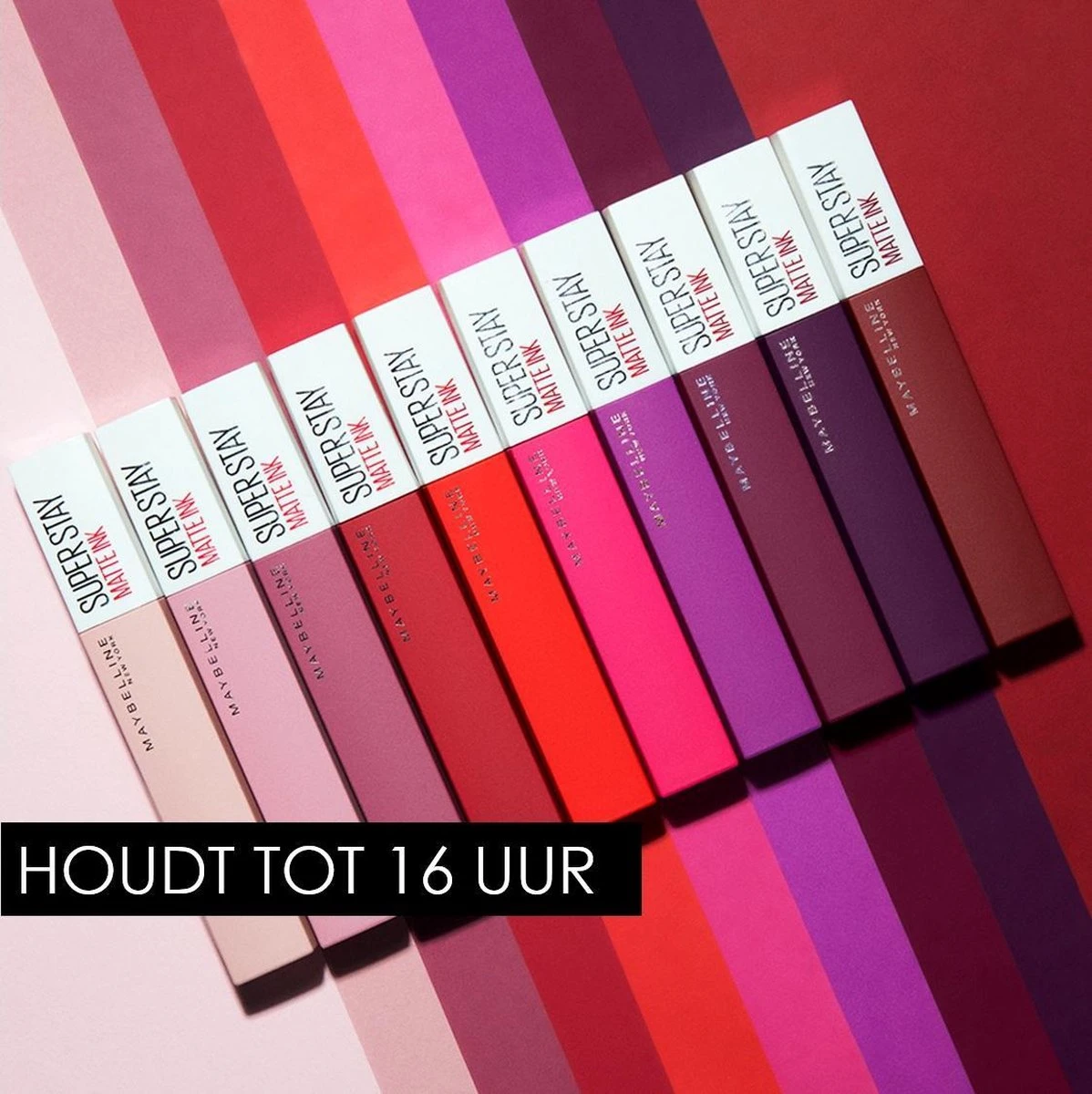 Maybelline Stay Matte Ink Lippenstift - 65 Seductres 14 Maybelline Stay Matte Ink Lippenstift - 65 Seductres - Afbeelding 12