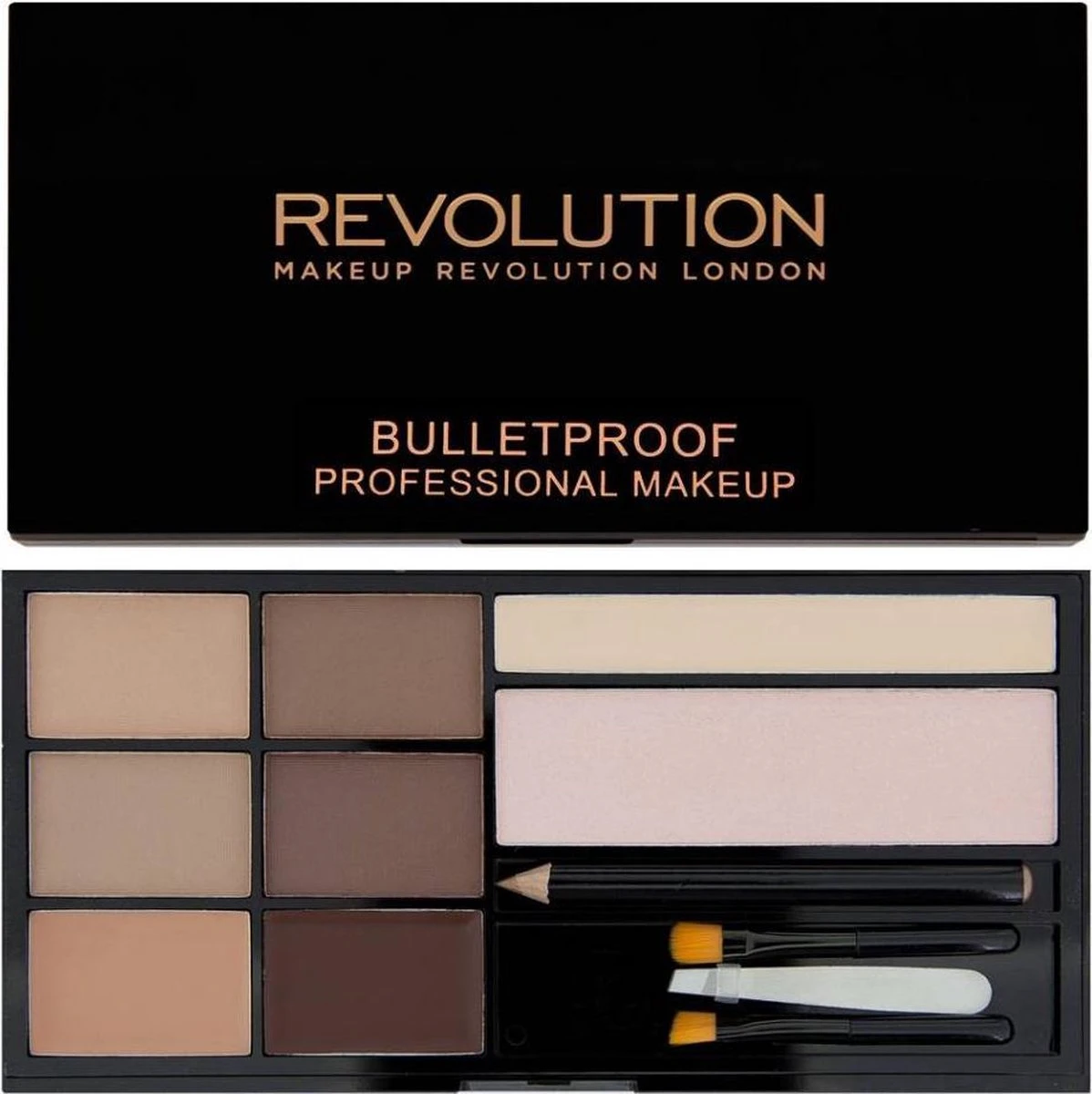 Makeup Revolution Ultra Brow The Ultimate Brow Enhancing Kit - Fair To Medium 3 Makeup Revolution Ultra Brow The Ultimate Brow Enhancing Kit - Fair To Medium