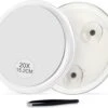 6 Inch, 20 X Vergrotende Spiegel Met Zuignappen, Gebruik Voor Make-up Applicatie, Pincet En Mee-eter/onzuiverheid, Transparant -Cosmetica Korting Winkel 1200x1007 1