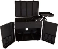 Pedicure Koffer / Trolley - Professional Pedicure Cas- Zilver Streepmotief -Cosmetica Korting Winkel 1200x1009 5