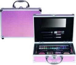 Make Up Koffer Glanzend Roze -Cosmetica Korting Winkel 1200x1026 8