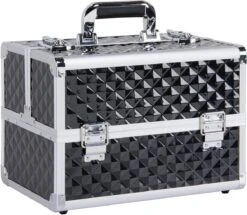 Make-upkoffer, Kapperskoffer, Cosmeticakoffer, Lege Nagelkoffer, Multikoffer, Afsluitbaar Voor Nageldesign/massageolie/fotoapparatuur, 34,7 X 22,2 X 25 Cm HMTM-YAHEE-411176 -Cosmetica Korting Winkel 1200x1043 3