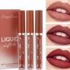 Lippenstift - Lippenstift Langhoudend - Matte Lippenstift - Set Van 3 - Vloeibare Lippenstif -Cosmetica Korting Winkel 1200x1045 3