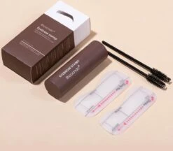 Wenkbrauw Kit - Vorm - Sjablonen - Poeder - Donker Bruin -Cosmetica Korting Winkel 1200x1050 3