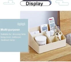 Merkloos Make-Up Organizer - Opbergdoos - Cosmetica - Grijs - Sieraden - Nagelak - Make Up Organizer - Make Up Organizers -Cosmetica Korting Winkel 1200x1050 6