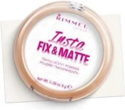 Rimmel London Insta Fix & Matte Make-uppoeder - 01 Clear -Cosmetica Korting Winkel 1200x1052 1