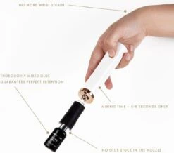 Lashes & More - GLUE SHAKER - Lijmschudder - Inkt Mixen - GLUE MIXER - Voor Het Goed Mengen Van Wimperlijm Nagellak Pigment Of Tattoo Inkt - Met Ventilator -Cosmetica Korting Winkel 1200x1057 2