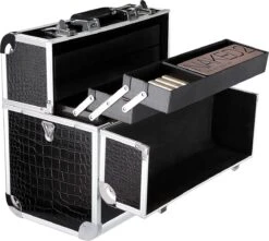 A.T. Shop Cosmeticakoffer, Make-up Koffer, Beauty Case, Bewaren Van Make-up, Nagellak. Zwart -Cosmetica Korting Winkel 1200x1072 4